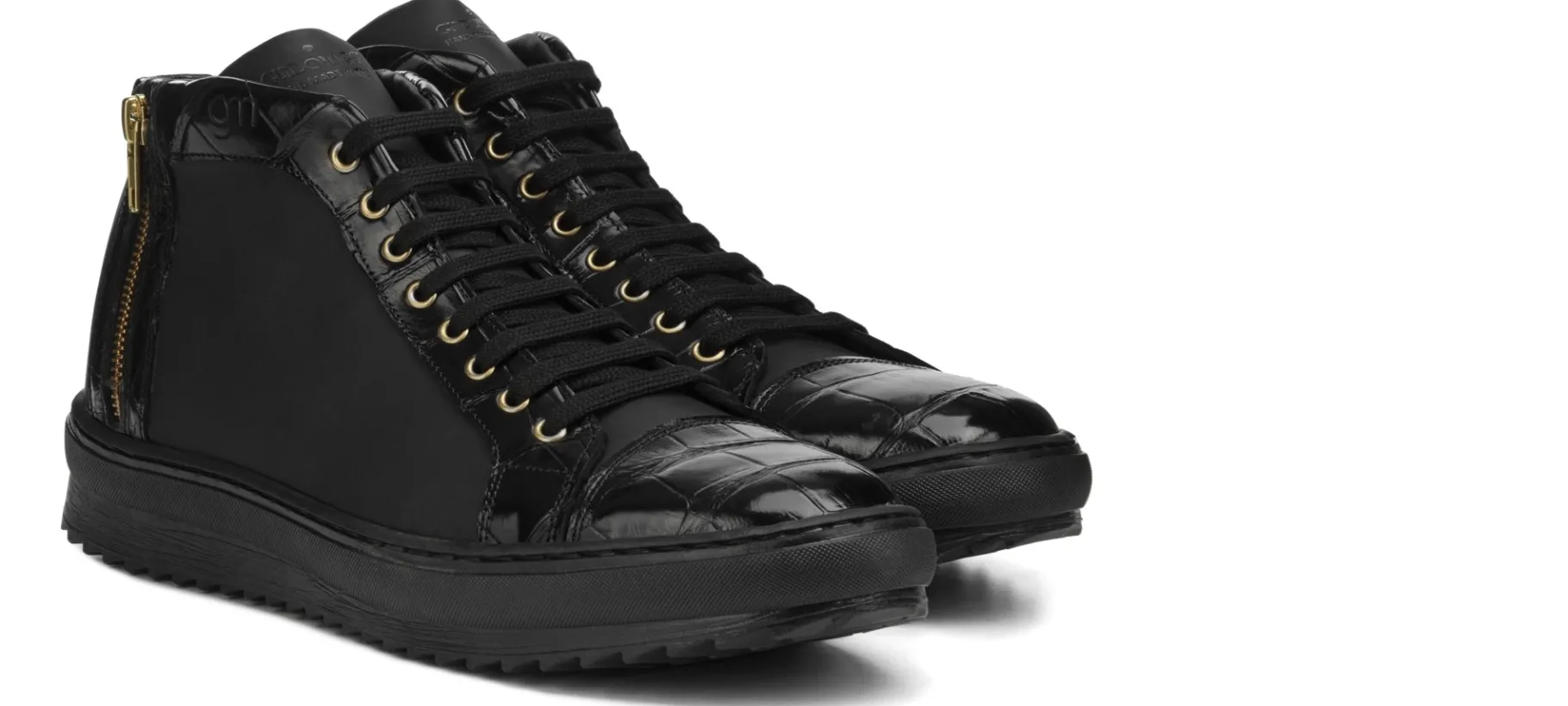 herat__sneakers_rialzanti_0.webp Uomo GUIDOMAGGI Scarpe In Pelle Esotica | Sneakers>Herat - Sneakers rialzanti da uomo in Pelle Coccodrillo fino a 7 cm più alto