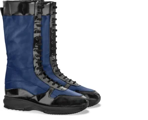Uomo GUIDOMAGGI Sneakers>Highland Avenue - Sneakers con rialzo in Mix Pelle Da 10 cm a 15 cm più alto