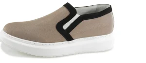 Uomo GUIDOMAGGI Slip-on>Honolulu - scarpe con rialzo in Mix Pelle/Tessuto fino a 6 cm più alto