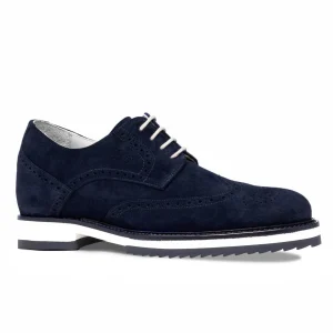 Uomo GUIDOMAGGI Stringate>Iceland - Classiche scarpe con rialzo interno uomo in Pelle Scamosciato da 6 a 8 cm più alto