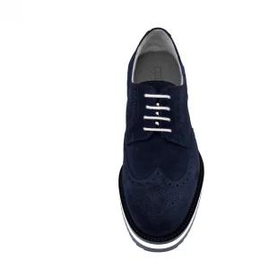 Uomo GUIDOMAGGI Stringate>Iceland - Classiche scarpe con rialzo interno uomo in Pelle Scamosciato da 6 a 8 cm più alto
