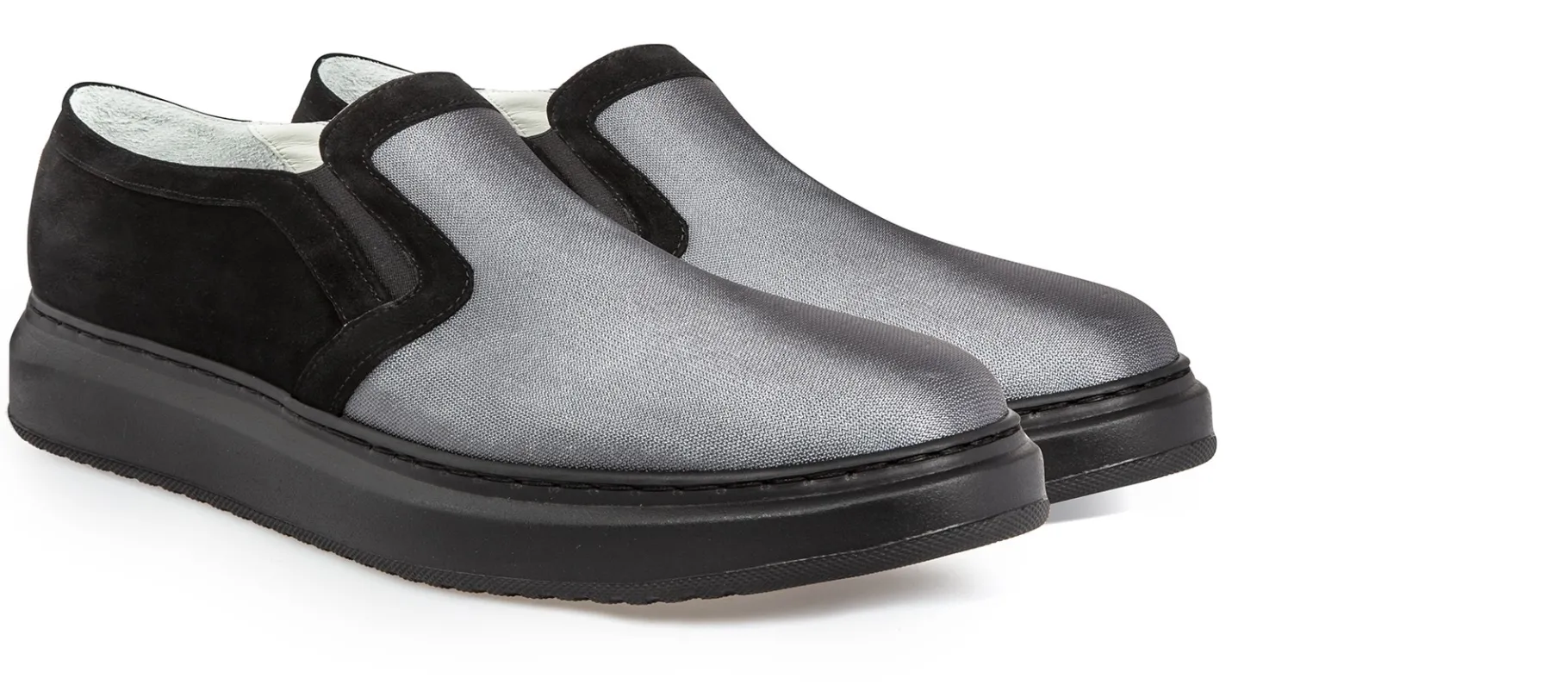 incheon_slipon_con_rialzo_0.webp Uomo GUIDOMAGGI Slip-on>Incheon -slipon con rialzo in Mix Pelle/Tessuto fino a 6 cm più alto