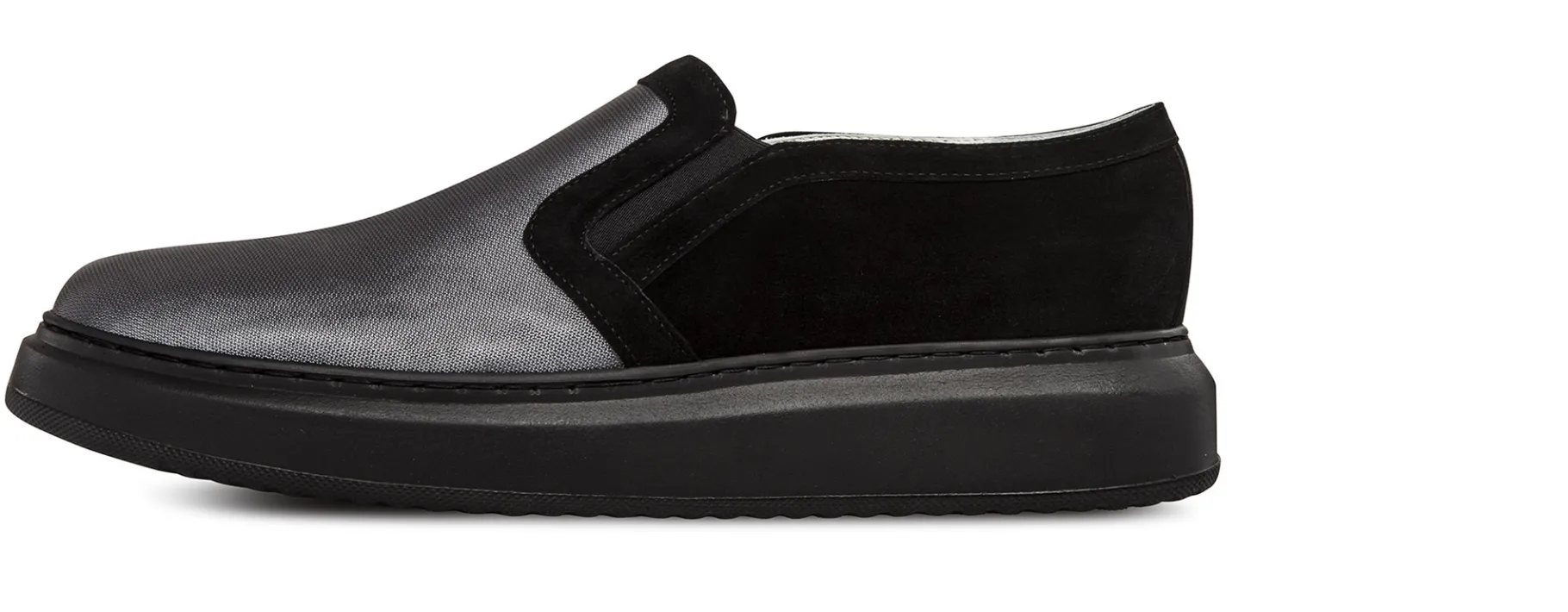 incheon_slipon_con_rialzo_2.webp Uomo GUIDOMAGGI Slip-on>Incheon -slipon con rialzo in Mix Pelle/Tessuto fino a 6 cm più alto