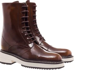 Uomo GUIDOMAGGI Stivali Da 12 A 15 Cm>Indiana - Stivali da uomo con rialzo in Pelle Abrasivato da 10 cm a 15 cm più alto