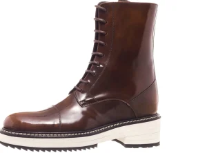 Uomo GUIDOMAGGI Stivali Da 12 A 15 Cm>Indiana - Stivali  da uomo con rialzo in Pelle Abrasivato da 10 cm a 15 cm più alto