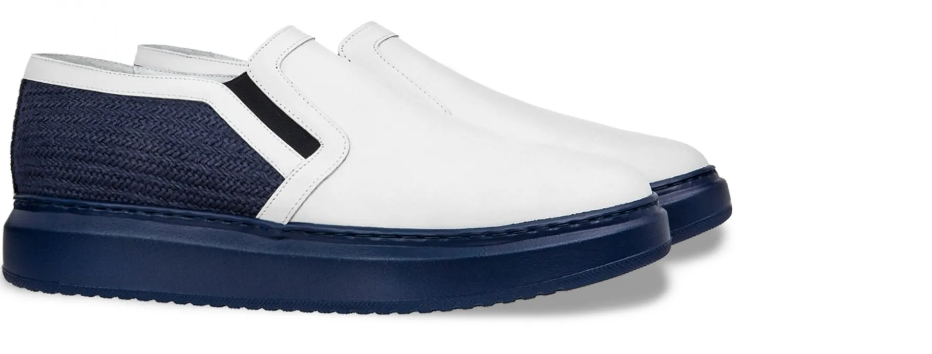 israel_scarpe_rialzata_in_0.webp Uomo GUIDOMAGGI Slip-on>Israel -scarpe rialzata in Mix Pelle/Tessuto fino a 6 cm più alto