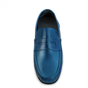 Uomo GUIDOMAGGI Shell Cordovan | Penny Loafers>Ithaca -mocassini rialzanti shell cordovan in Pelle fino a 6 cm più alto