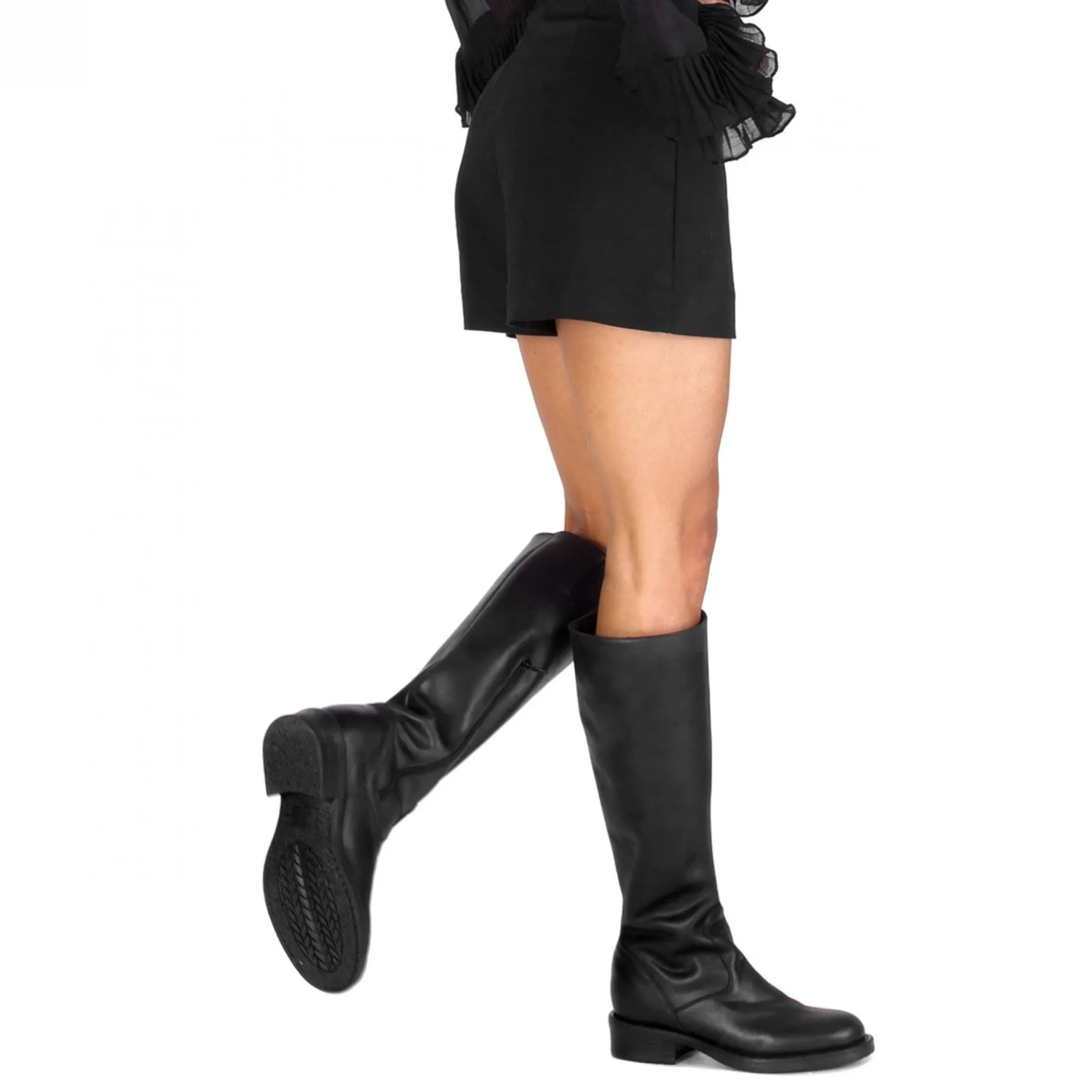 jasmine_black_w__stivali__6.webp Donna GUIDOMAGGI Scarpe Donna>Jasmine Black W - Stivali con rialzo in Pelle Da 6 a 8 cm più alto