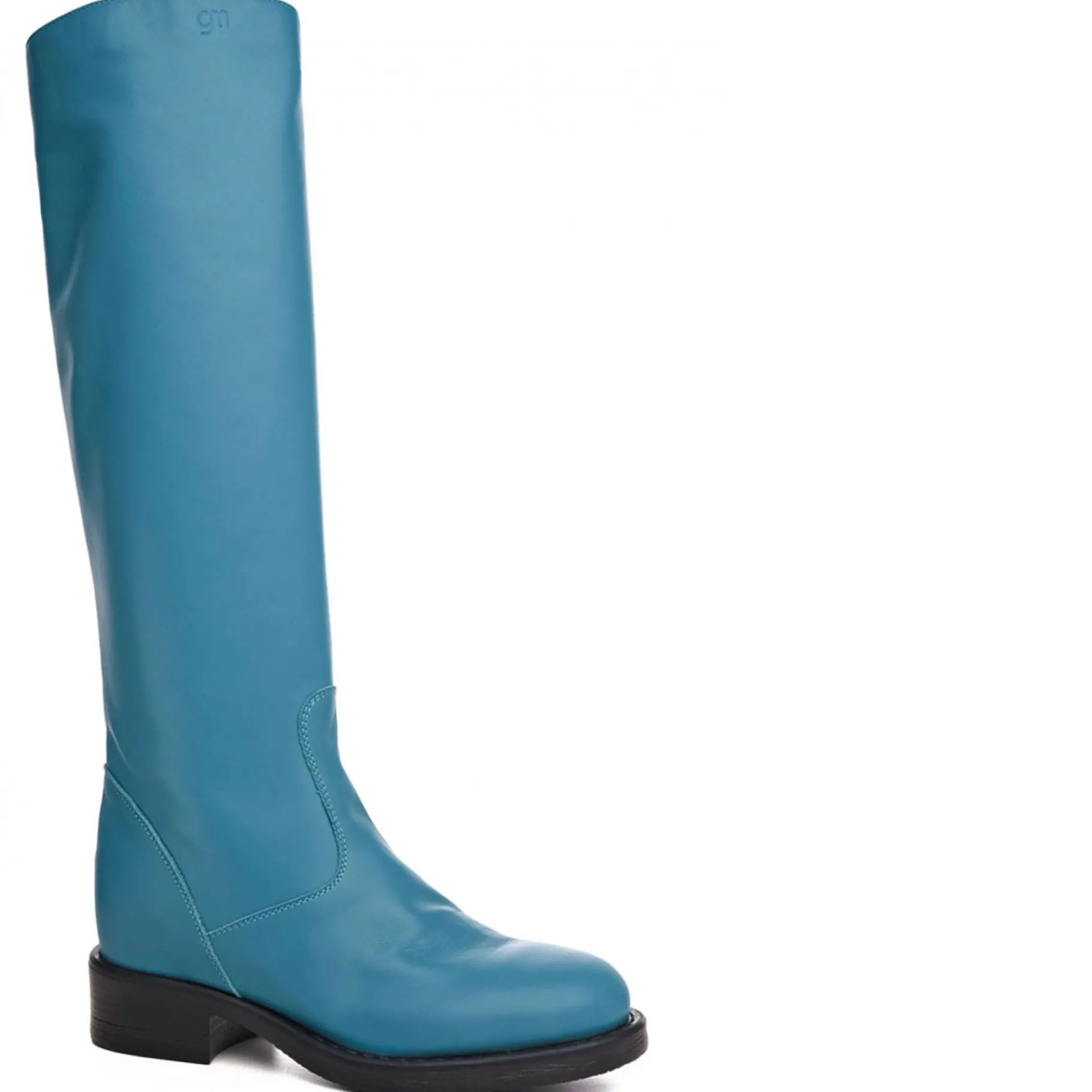 jasmine_turquoise_stivali_1.webp Donna GUIDOMAGGI Scarpe Donna>Jasmine Turquoise -stivali con rialzo in Pelle Da 6 a 8 cm più alto