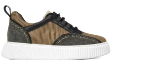 Uomo GUIDOMAGGI Sneakers>Jasper - Sneakers rialzanti da uomo in Mix Pelle/Tessuto fino a 9 cm più alto