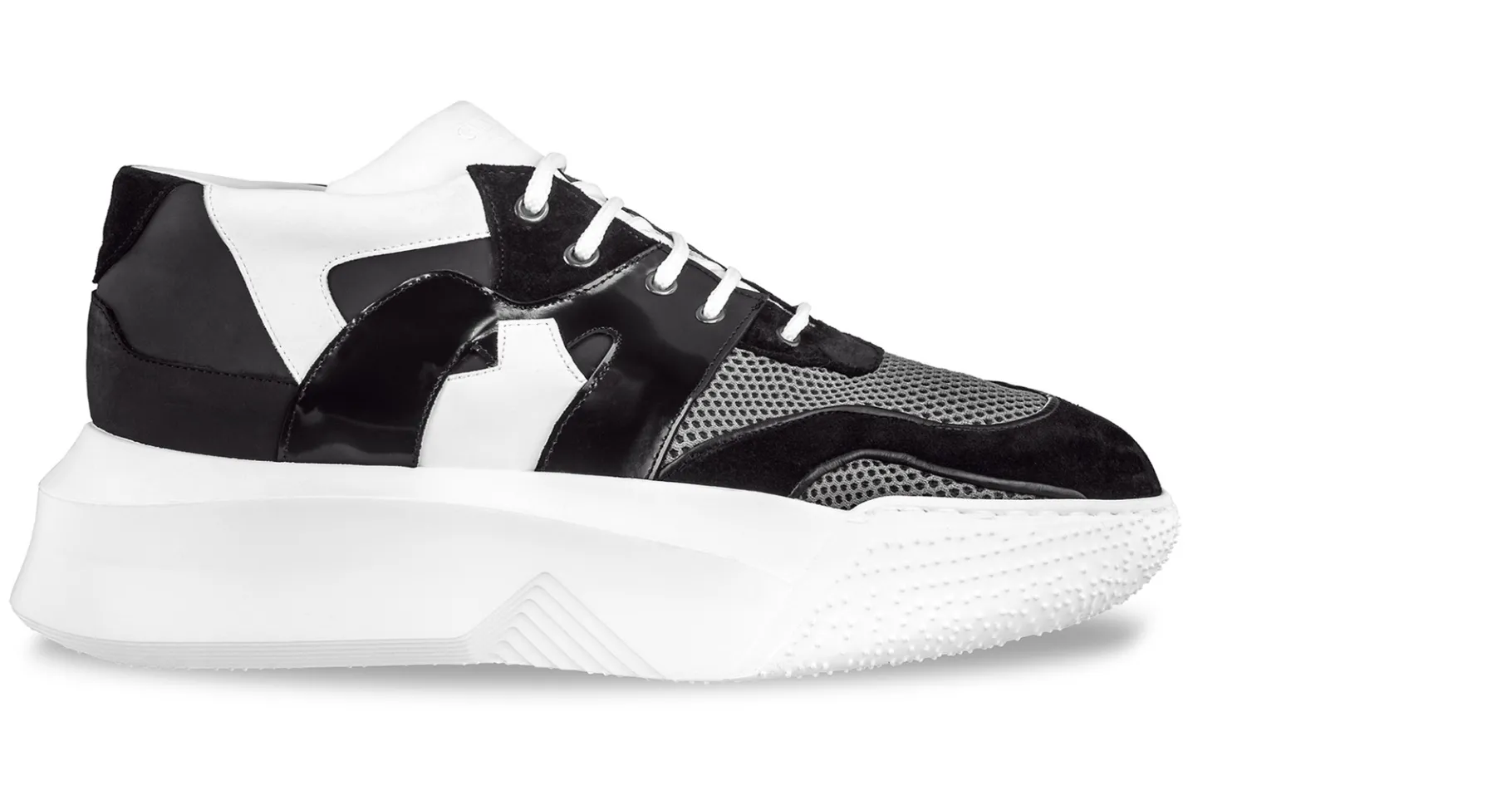 jordan__chunky_sneakers_i_1.webp Uomo GUIDOMAGGI Sneakers>Jordan - chunky sneakers in Mix Pelle/Tessuto Da 6 a 10 cm più alto