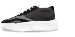Uomo GUIDOMAGGI Sneakers>Jordan - chunky sneakers in Mix Pelle/Tessuto Da 6 a 10 cm più alto