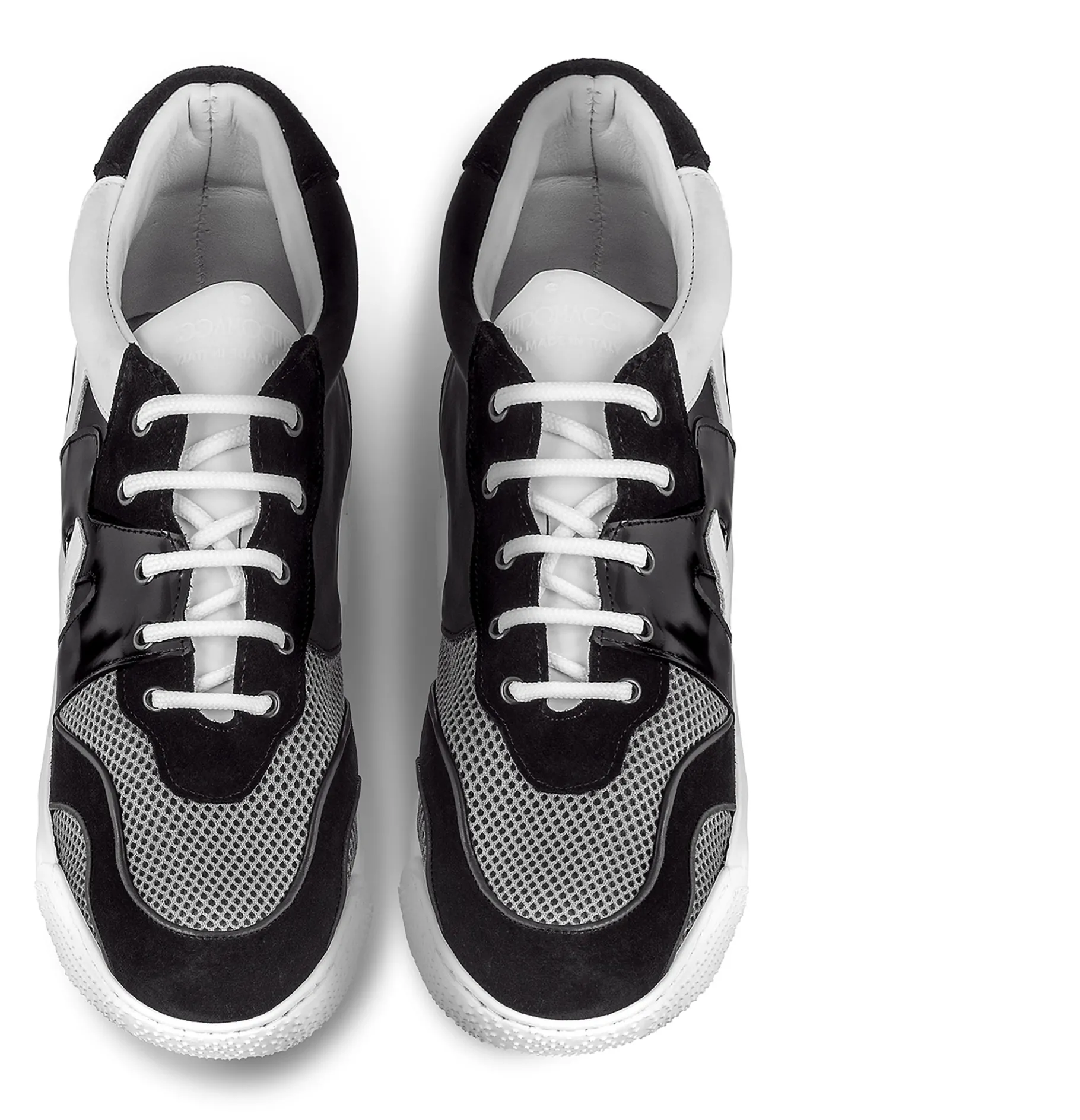 jordan__chunky_sneakers_i_3.webp Uomo GUIDOMAGGI Sneakers>Jordan - chunky sneakers in Mix Pelle/Tessuto Da 6 a 10 cm più alto