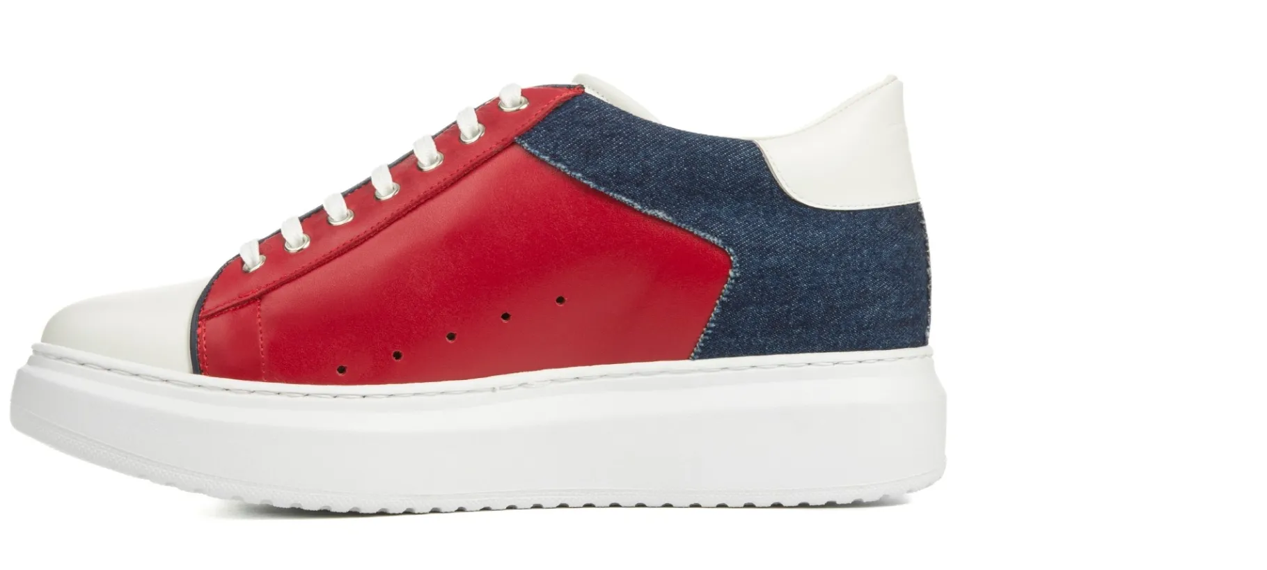 karpathos__sneakers_con_r_2.webp Uomo GUIDOMAGGI Sneakers>Karpathos - sneakers con rialzo in Mix Pelle/Tessuto da 6 a 8 cm più alto