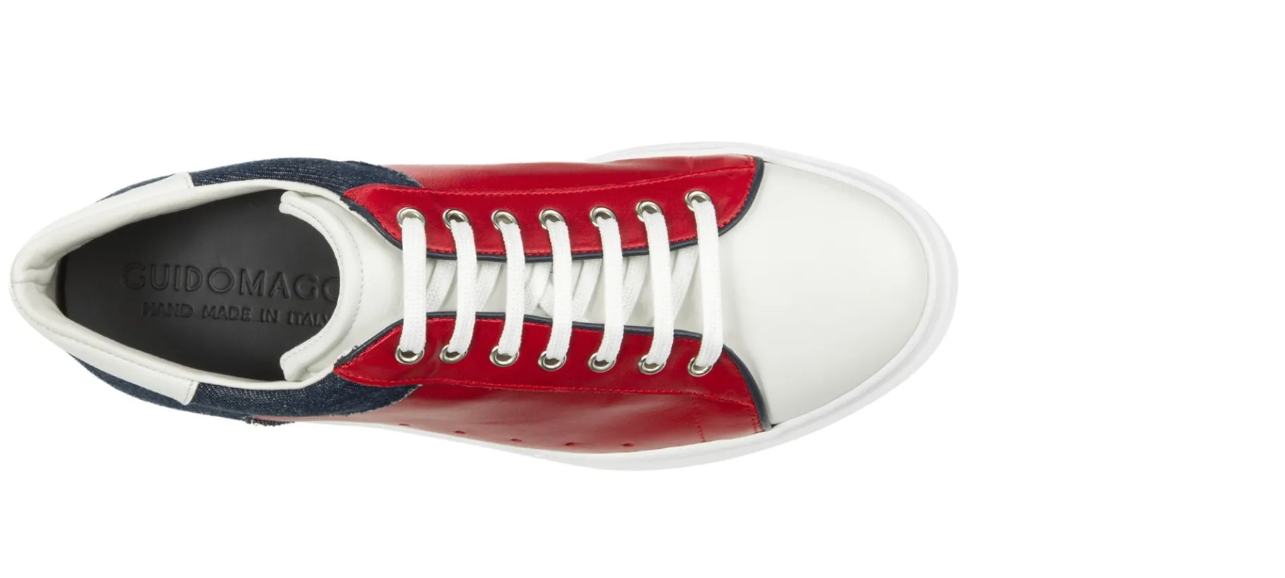 karpathos__sneakers_con_r_3.webp Uomo GUIDOMAGGI Sneakers>Karpathos - sneakers con rialzo in Mix Pelle/Tessuto da 6 a 8 cm più alto