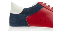 Uomo GUIDOMAGGI Sneakers>Karpathos - sneakers con rialzo in Mix Pelle/Tessuto da 6 a 8 cm più alto