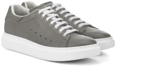 Uomo GUIDOMAGGI Sneakers>Keller - Sneakers con rialzo interno da uomo in Pelle Pieno Fiore da 6 a 8 cm più alto