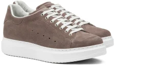 Uomo GUIDOMAGGI Sneakers>Kenitra - Sneakers rialzanti da uomo in Pelle Scamosciata da 6 a 8 cm più alto