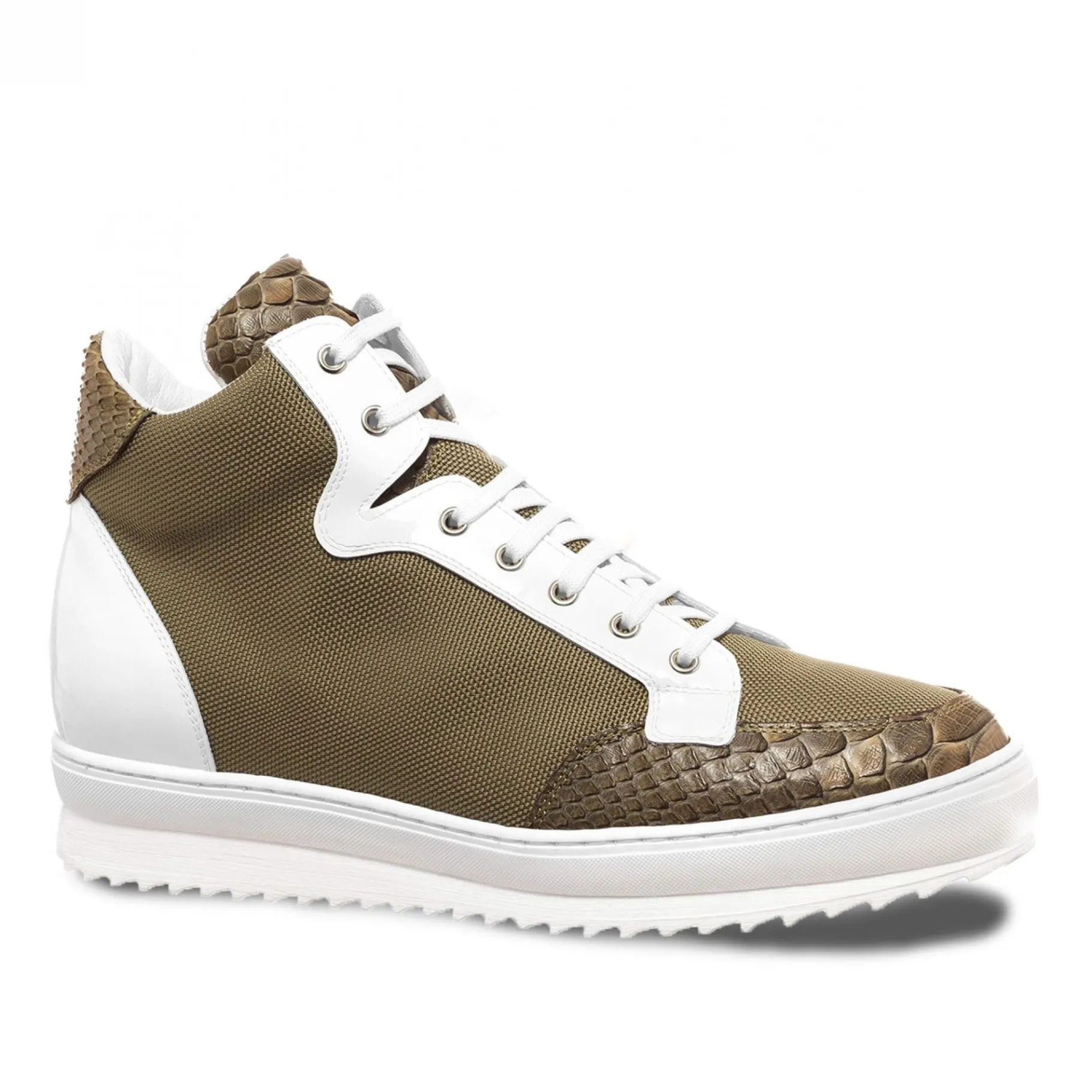 kenya__sneakers_con_rialz_1.webp Uomo GUIDOMAGGI Scarpe In Pelle Esotica | Sneakers>Kenya - Sneakers con rialzo in Mix Pelle da 6 a 10 cm più alto