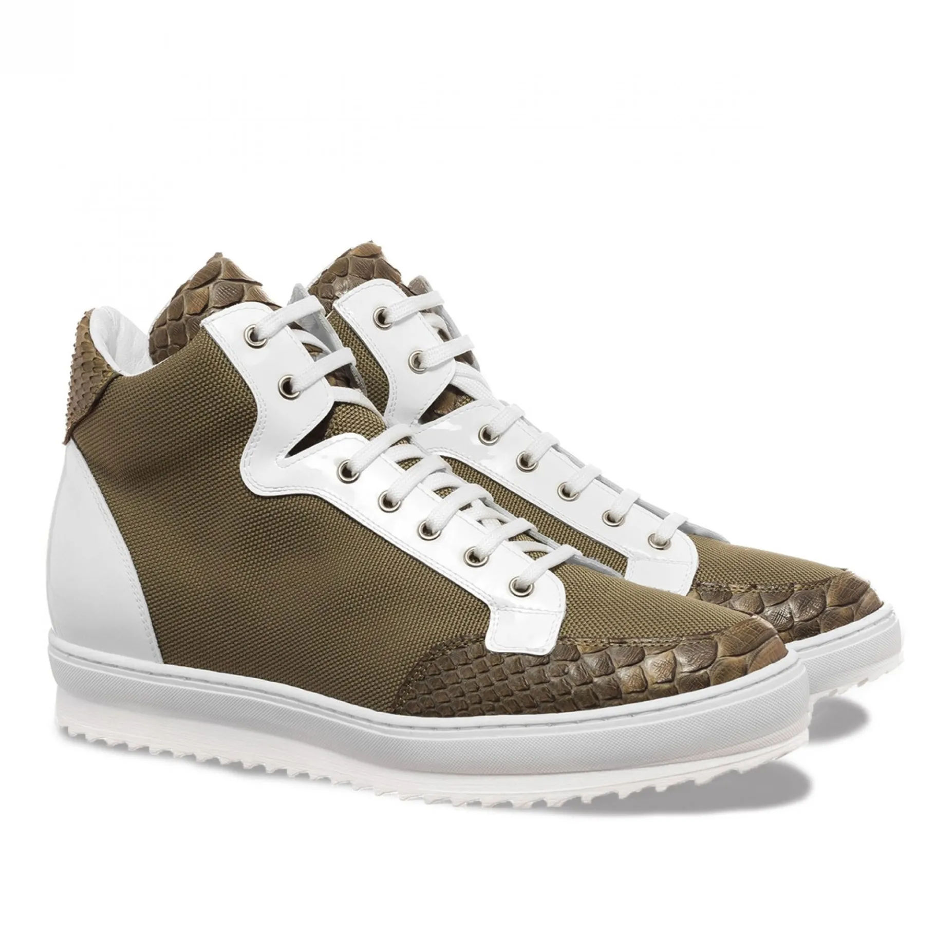 kenya__sneakers_con_rialz_4.webp Uomo GUIDOMAGGI Scarpe In Pelle Esotica | Sneakers>Kenya - Sneakers con rialzo in Mix Pelle da 6 a 10 cm più alto