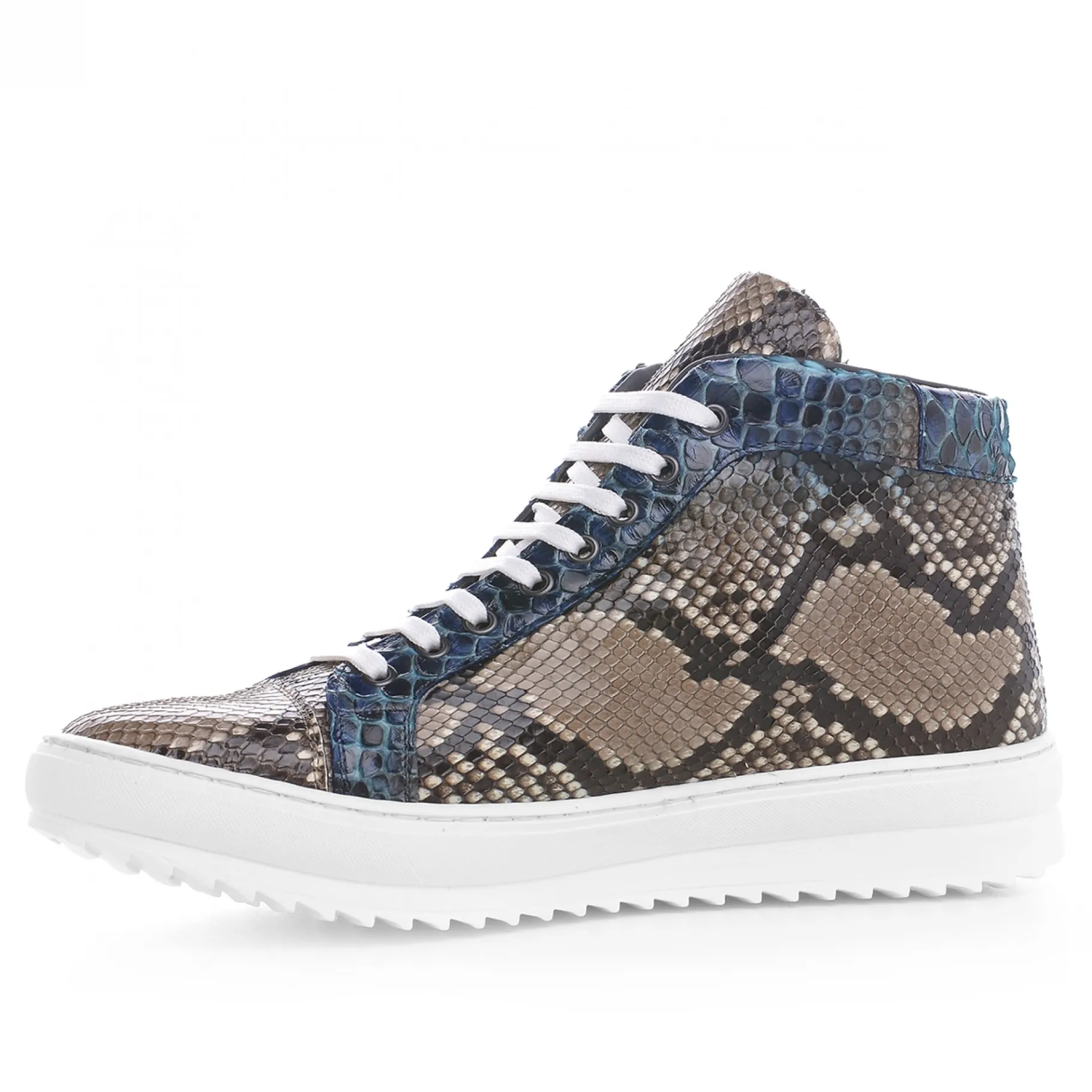 key_west__sneakers_esotic_2.webp Uomo GUIDOMAGGI Scarpe In Pelle Esotica>Key West - Sneakers Esotiche casual con rialzo interno in Pelle di Pitone da 6 a 8 cm più alto