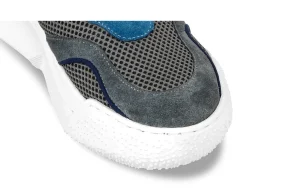 Uomo GUIDOMAGGI Sneakers>Kobe - chunky sneakers in Mix Pelle/Tessuto Da 6 a 10 cm più alto