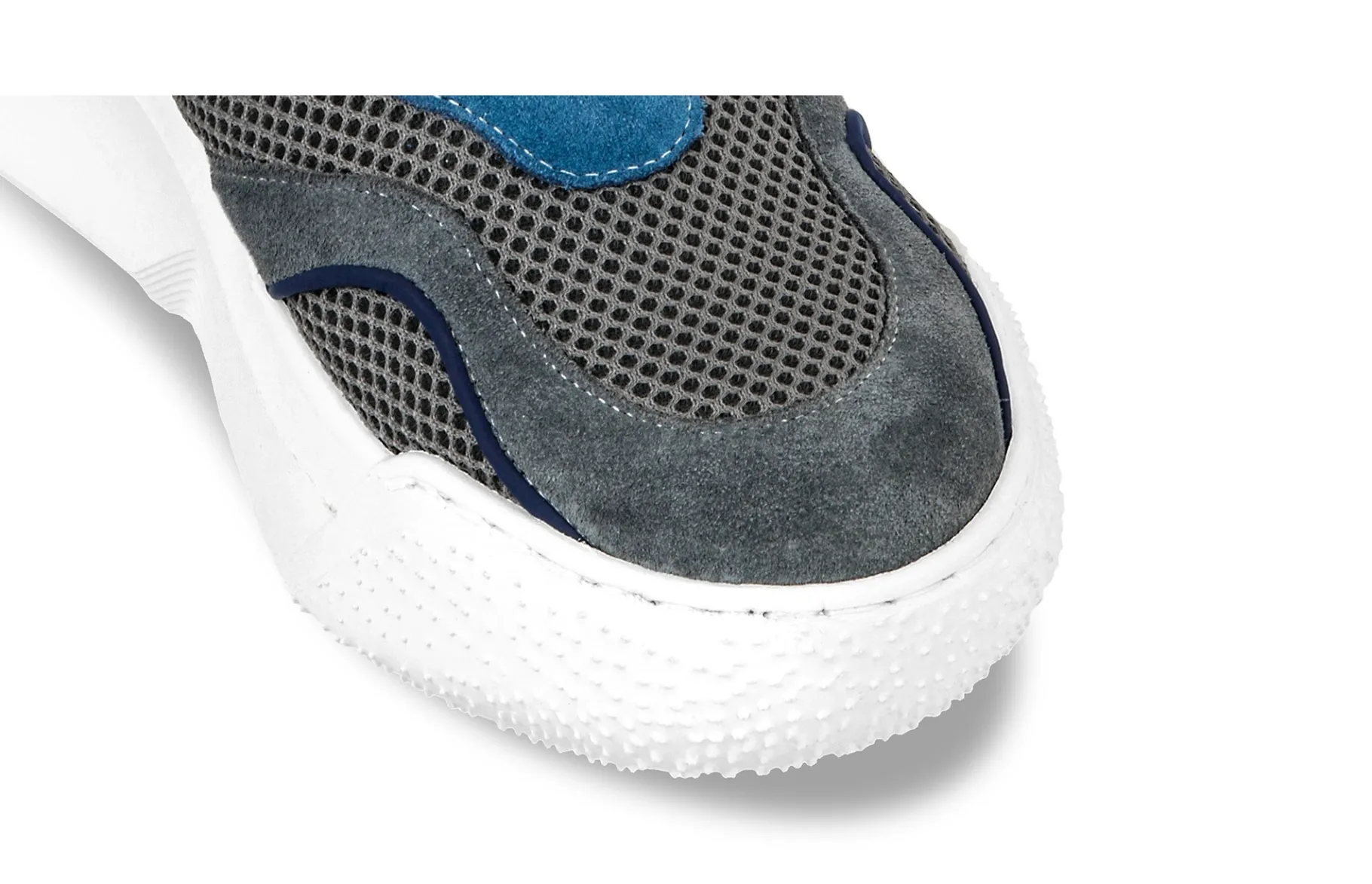 kobe__chunky_sneakers_in__4.webp Uomo GUIDOMAGGI Sneakers>Kobe - chunky sneakers in Mix Pelle/Tessuto Da 6 a 10 cm più alto