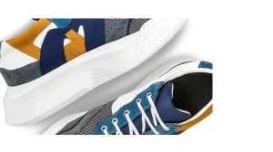 Uomo GUIDOMAGGI Sneakers>Kobe - chunky sneakers in Mix Pelle/Tessuto Da 6 a 10 cm più alto
