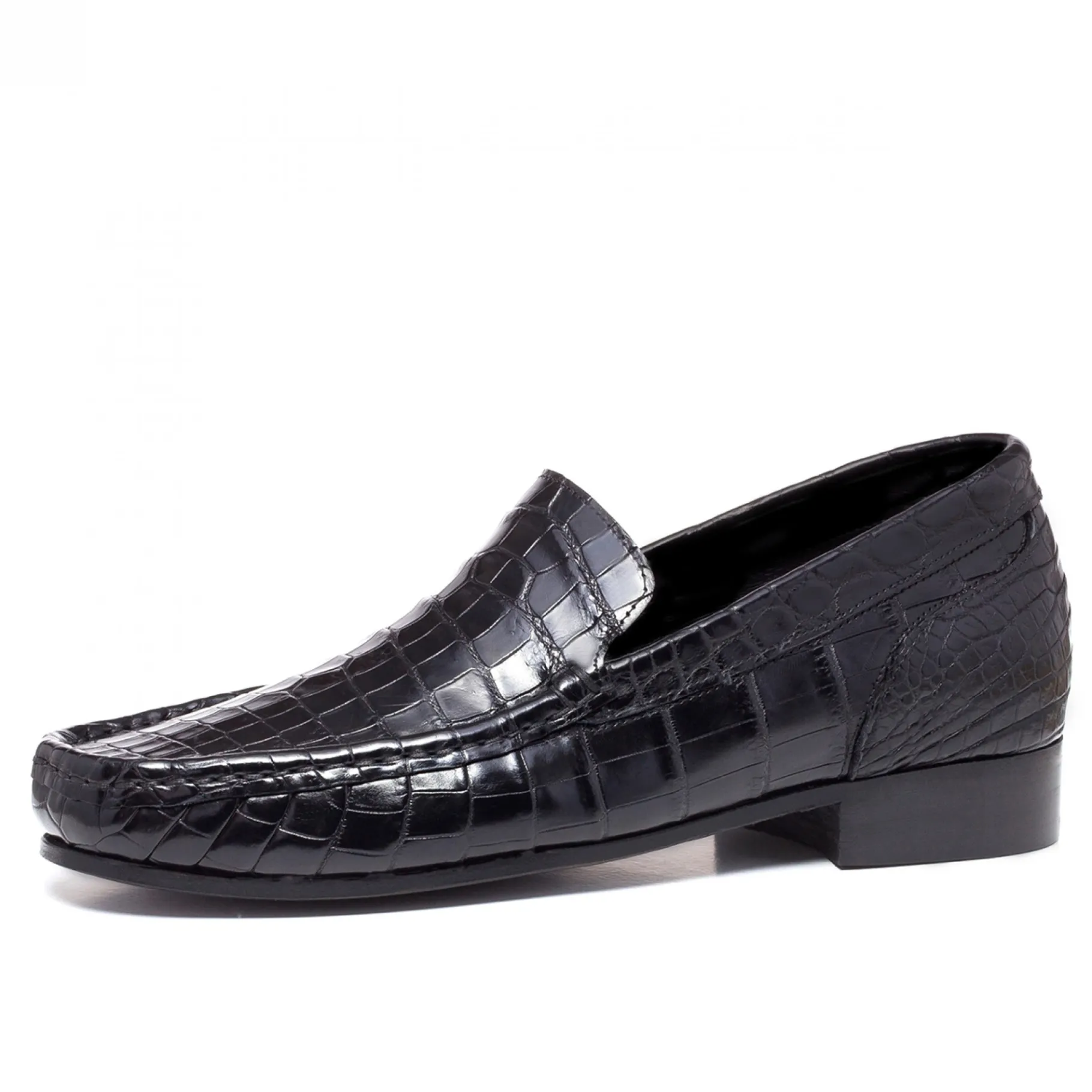 kuwait__mocassini_esotich_2.webp Uomo GUIDOMAGGI Scarpe In Pelle Esotica | Cucitura Goodyear>Kuwait - Mocassini Esotiche che alzano la statura in Pelle Coccodrillo Esotico Fino a 6.5 cm più alto