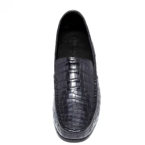 Uomo GUIDOMAGGI Scarpe In Pelle Esotica | Cucitura Goodyear>Kuwait - Mocassini Esotiche che alzano la statura in Pelle Coccodrillo Esotico Fino a 6.5 cm più alto