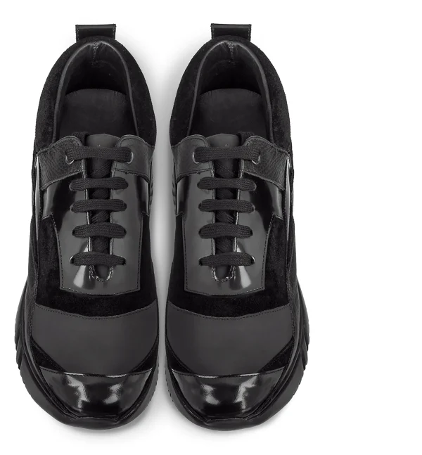 Uomo GUIDOMAGGI Sneakers>Lambo - Scarpe con rialzo sportive in Mix Pelle Da 6 a 8 cm più alto