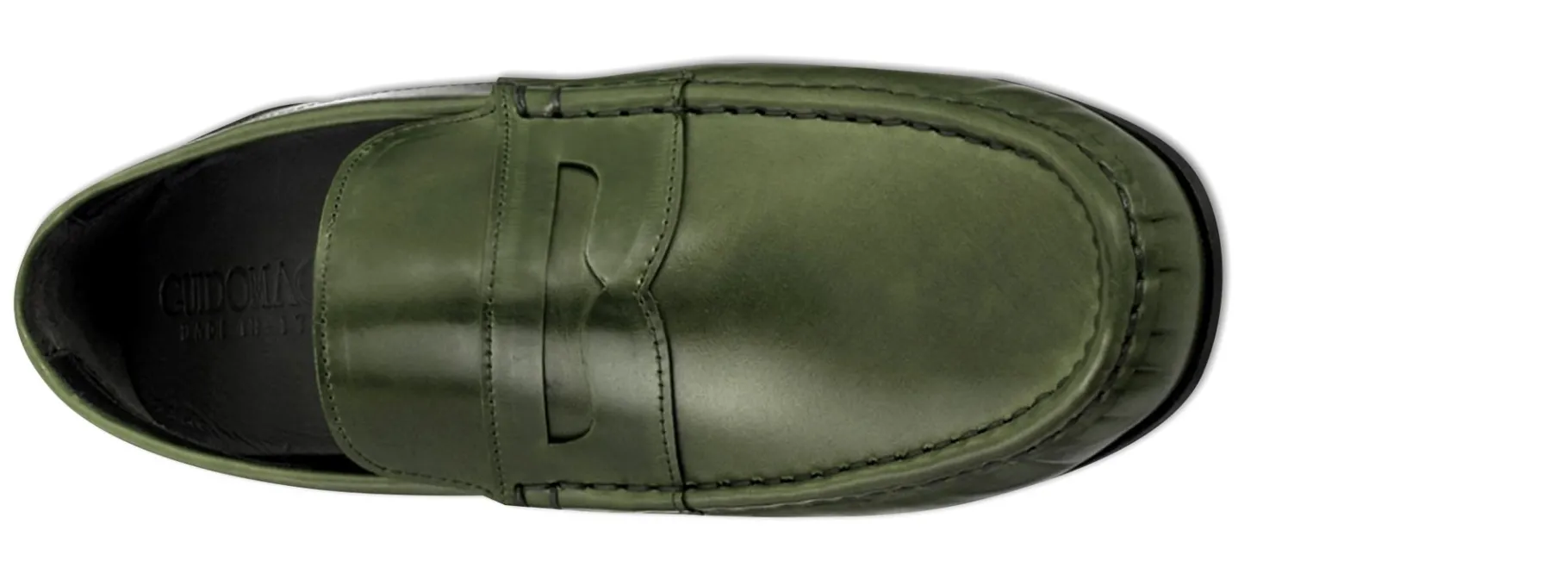 larissa_mocassini_rialzan_3.webp Uomo GUIDOMAGGI Shell Cordovan | Penny Loafers>Larissa -mocassini rialzanti shell cordovan in Pelle fino a 6 cm più alto