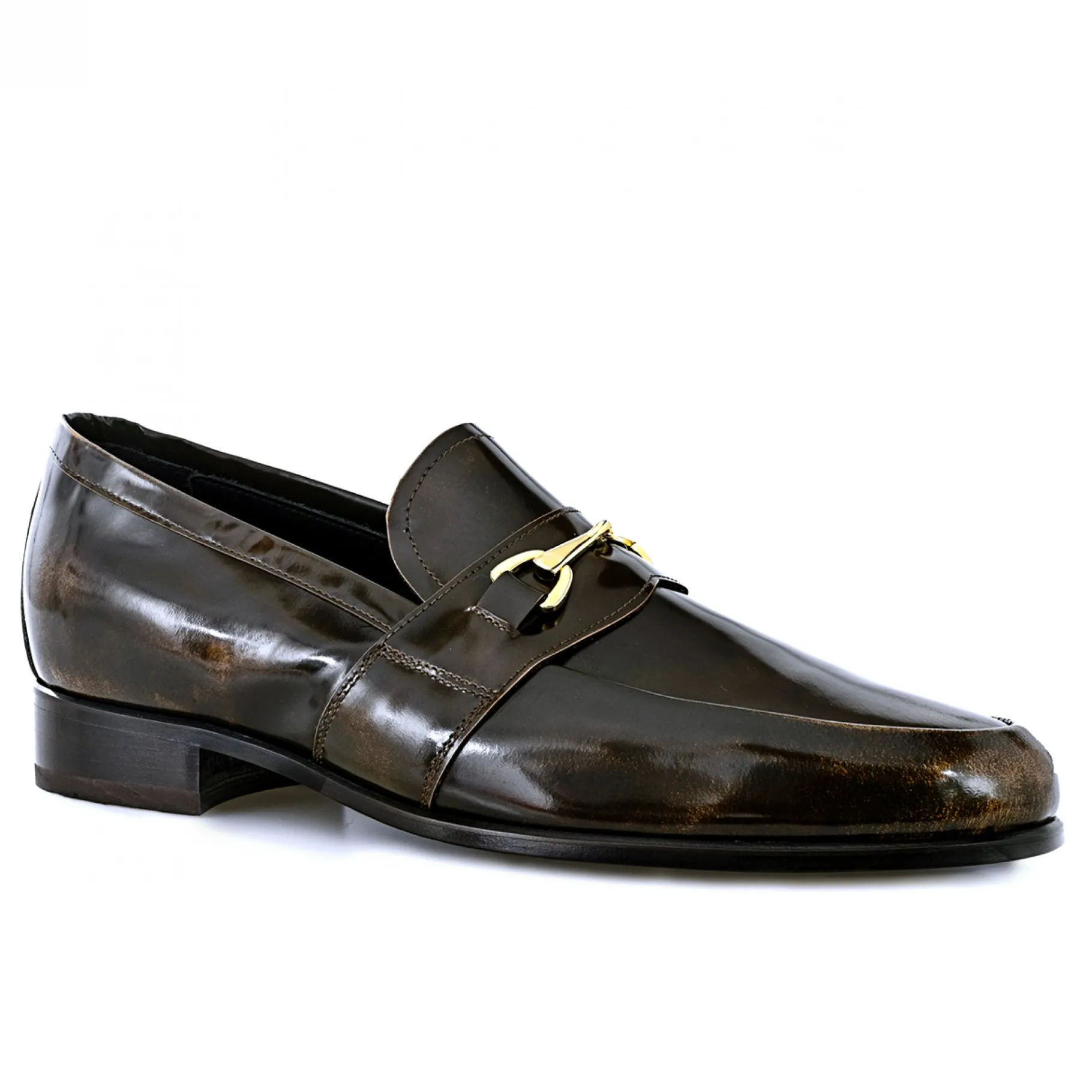 lausanne__mocassini_con_r_0.webp Uomo GUIDOMAGGI Nappine E Ornamenti>Lausanne - Mocassini con rialzo in Pelle Spazzolato Fino a 6.5 cm più alto