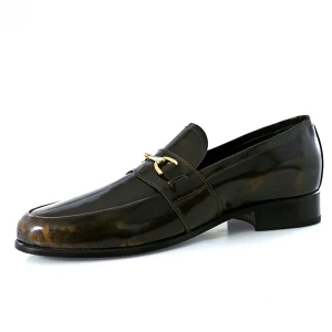 Uomo GUIDOMAGGI Nappine E Ornamenti>Lausanne - Mocassini con rialzo in Pelle Spazzolato Fino a 6.5 cm più alto