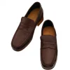 Uomo GUIDOMAGGI Cordovan | Penny Loafers>Lebanon - Mocassini scarpe rialzanti in Pelle Cordovan da 6 a 8 cm più alto