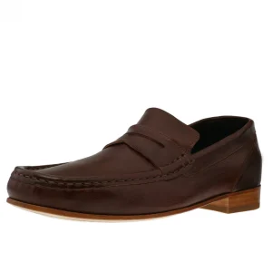 Uomo GUIDOMAGGI Cordovan | Penny Loafers>Lebanon - Mocassini scarpe rialzanti in Pelle Cordovan da 6 a 8 cm più alto