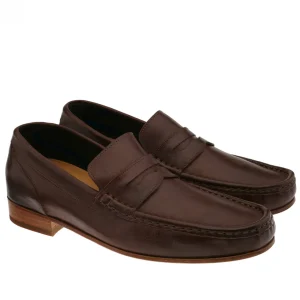 Uomo GUIDOMAGGI Cordovan | Penny Loafers>Lebanon - Mocassini scarpe rialzanti in Pelle Cordovan da 6 a 8 cm più alto