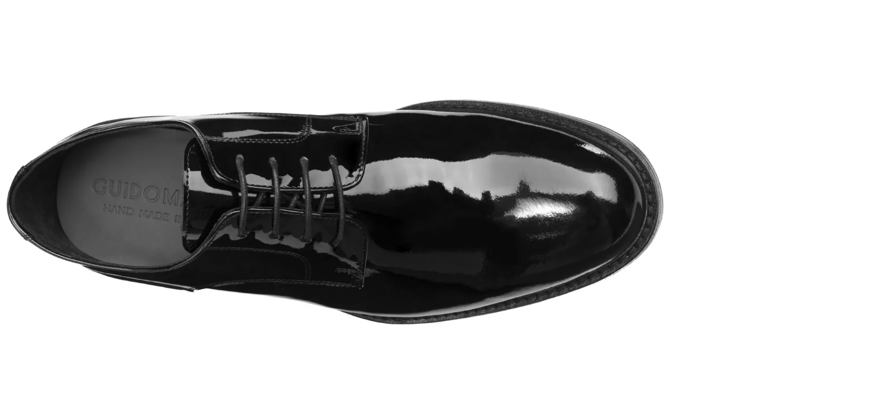 lecce__classiche_scarpe_u_3.webp Uomo GUIDOMAGGI Cerimonia | Stringate>Lecce - Classiche scarpe uomo con rialzo in Pelle Vernice da 6 a 8 cm più alto