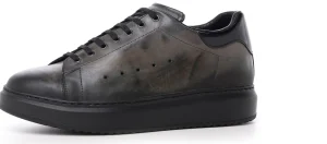 Uomo GUIDOMAGGI Sneakers>Leeds - Sneakers con rialzo in Pelle Pieno Fiore da 6 a 8 cm più alto