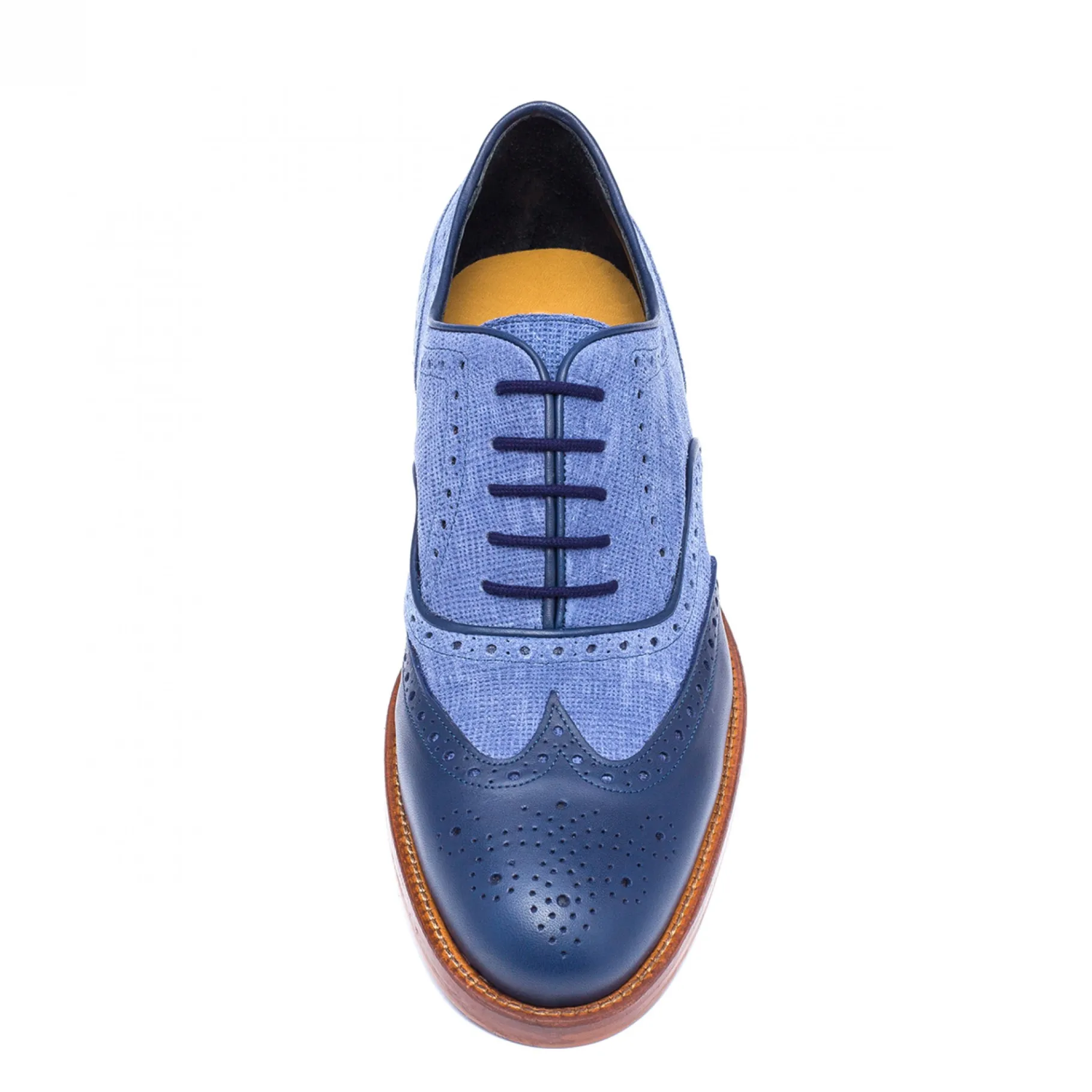 leicester__classiche_scar_3.webp Uomo GUIDOMAGGI Stringate>Leicester - Classiche scarpe rialzate in Mix Pelle/Tessuto da 6 a 8 cm più alto