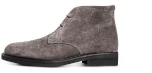 Uomo GUIDOMAGGI Polacchine>Lemont - scarpe con rialzo in pelle scamosciato Da 6 a 8 cm più alto