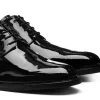 Uomo GUIDOMAGGI Cerimonia | Stringate>Leuca - Classiche scarpe con rialzo da cerimonia in Pelle Vernice da 6 a 8 cm più alto