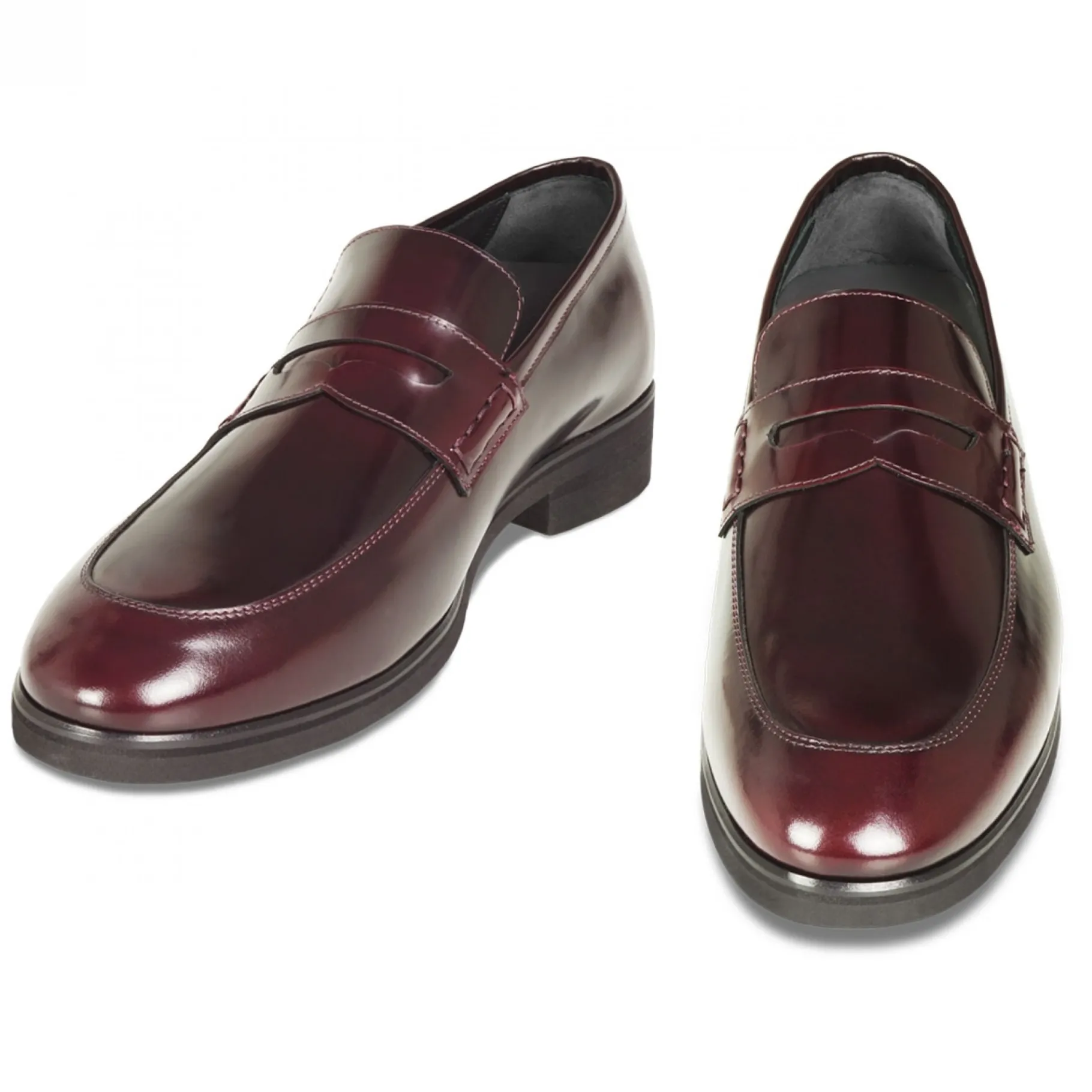 lucerne_mocassini_con_ria_0.webp Uomo GUIDOMAGGI Penny Loafers>Lucerne -mocassini con rialzo in Pelle fino a 6.5 cm più alto