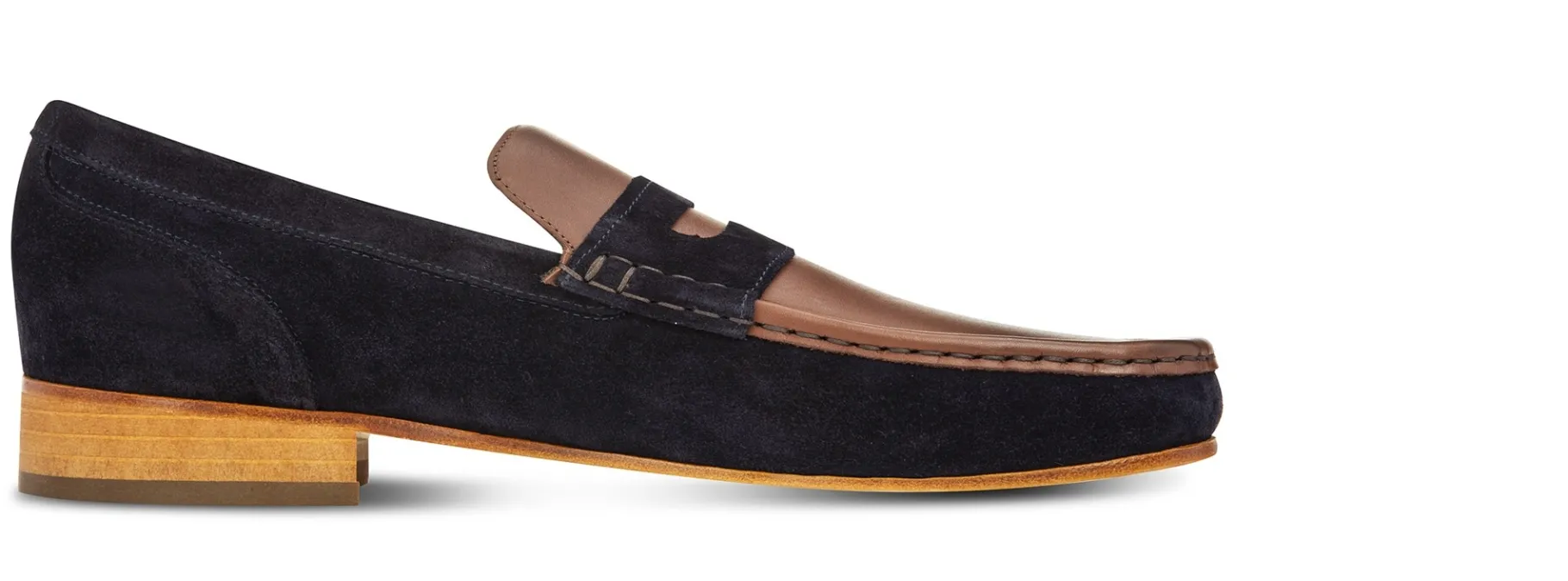 lusail_mocassini_rialzant_1.webp Uomo GUIDOMAGGI Cucitura Goodyear | Penny Loafers>Lusail -mocassini rialzanti in Mix Pelle fino a 6 cm più alto