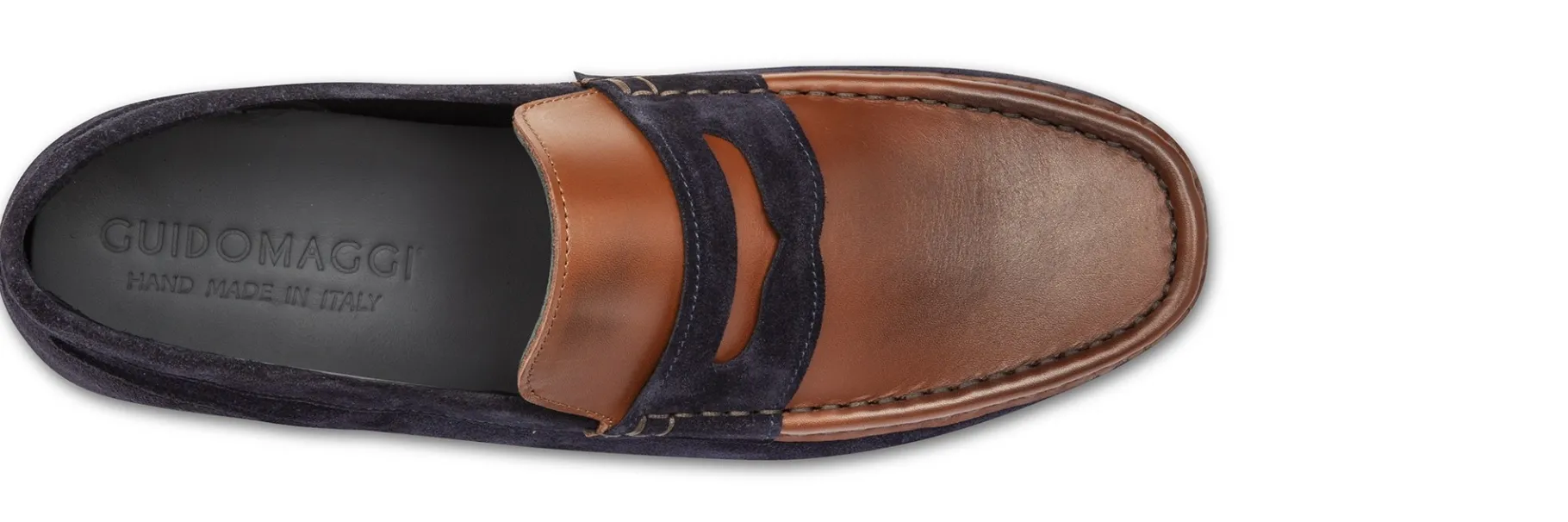 lusail_mocassini_rialzant_3.webp Uomo GUIDOMAGGI Cucitura Goodyear | Penny Loafers>Lusail -mocassini rialzanti in Mix Pelle fino a 6 cm più alto