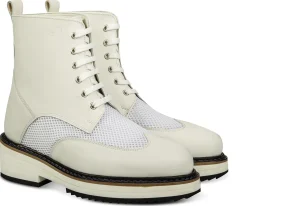 Uomo GUIDOMAGGI Stivali Da 12 A 15 Cm | Anfibi>Lussas - Stivali rialzante in Mix Pelle/Tessuto Da 10 cm a 15 cm più alto