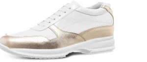 Donna GUIDOMAGGI Scarpe Donna | Sneakers>Malindi - Sneakers con rialzo in Mix Pelle da 6 a 10 cm più alto