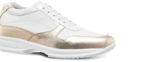 Donna GUIDOMAGGI Scarpe Donna | Sneakers>Malindi - Sneakers con rialzo in Mix Pelle da 6 a 10 cm più alto