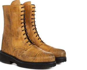 Uomo GUIDOMAGGI Stivali Da 12 A 15 Cm>Mansfield - Stivali rialzanti in Pelle Pieno Fiore Da 10 cm a 15 cm più alto