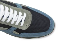 Uomo GUIDOMAGGI Sneakers>Martinique - Sneakers con rialzo interno da uomo in Mix Pelle da 6 a 10 cm più alto